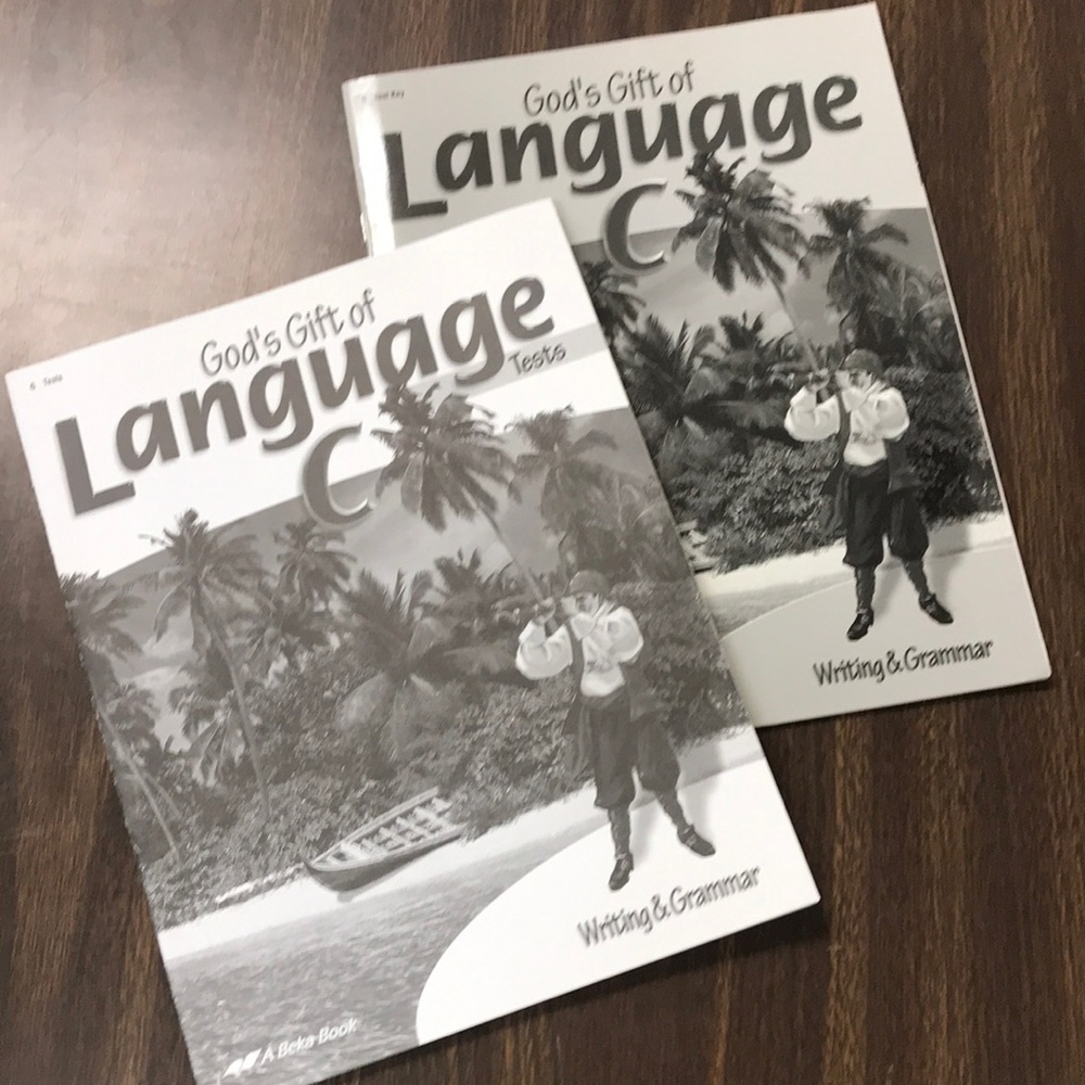 NEW - 6th Grade Language - Writing and Grammar Test Book and Test Key - A Beka